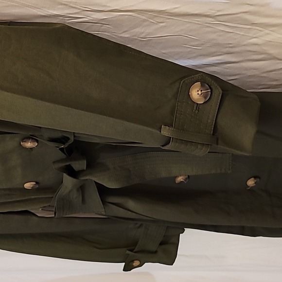 Rachel Zoe Forest Maxi Hooded  Trench Coat - Picture 11 of 15